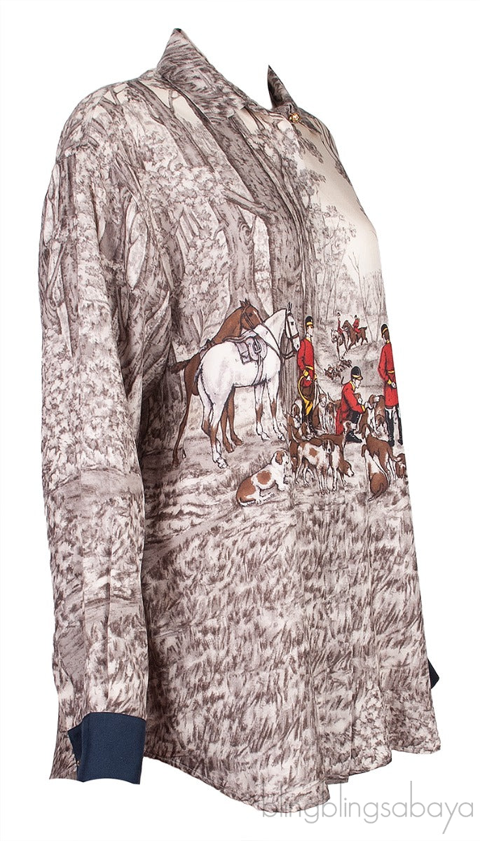 Printed Long Sleeve Shirt