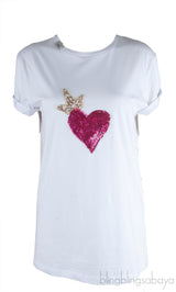 Pink Heart T-Shirt