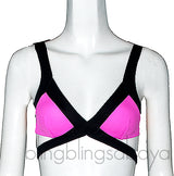 Mazzy Neon Orange/Neon Pink Top & Bikini