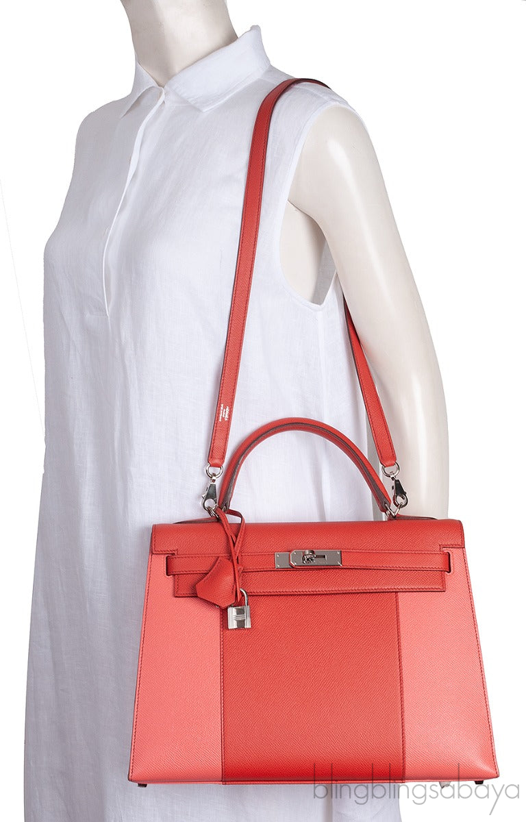 Kelly 32 Coral & Flamingo Flag Epsom PHW
