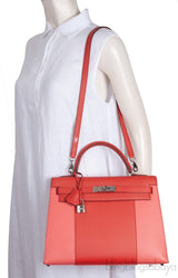 Kelly 32 Coral & Flamingo Flag Epsom PHW