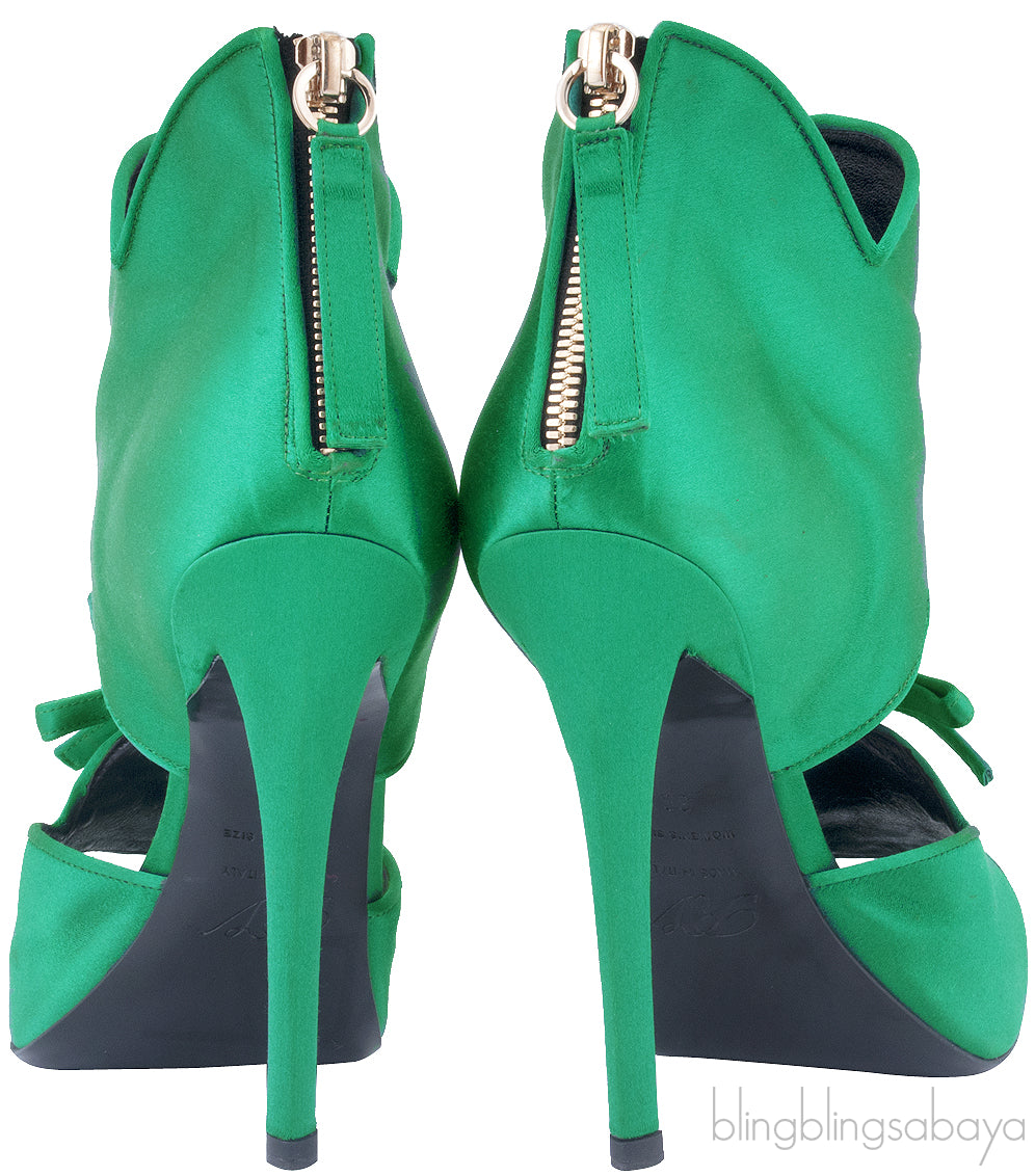 Green Satin Cloud Pump