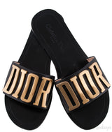 Diorevolution Black Leather Mule