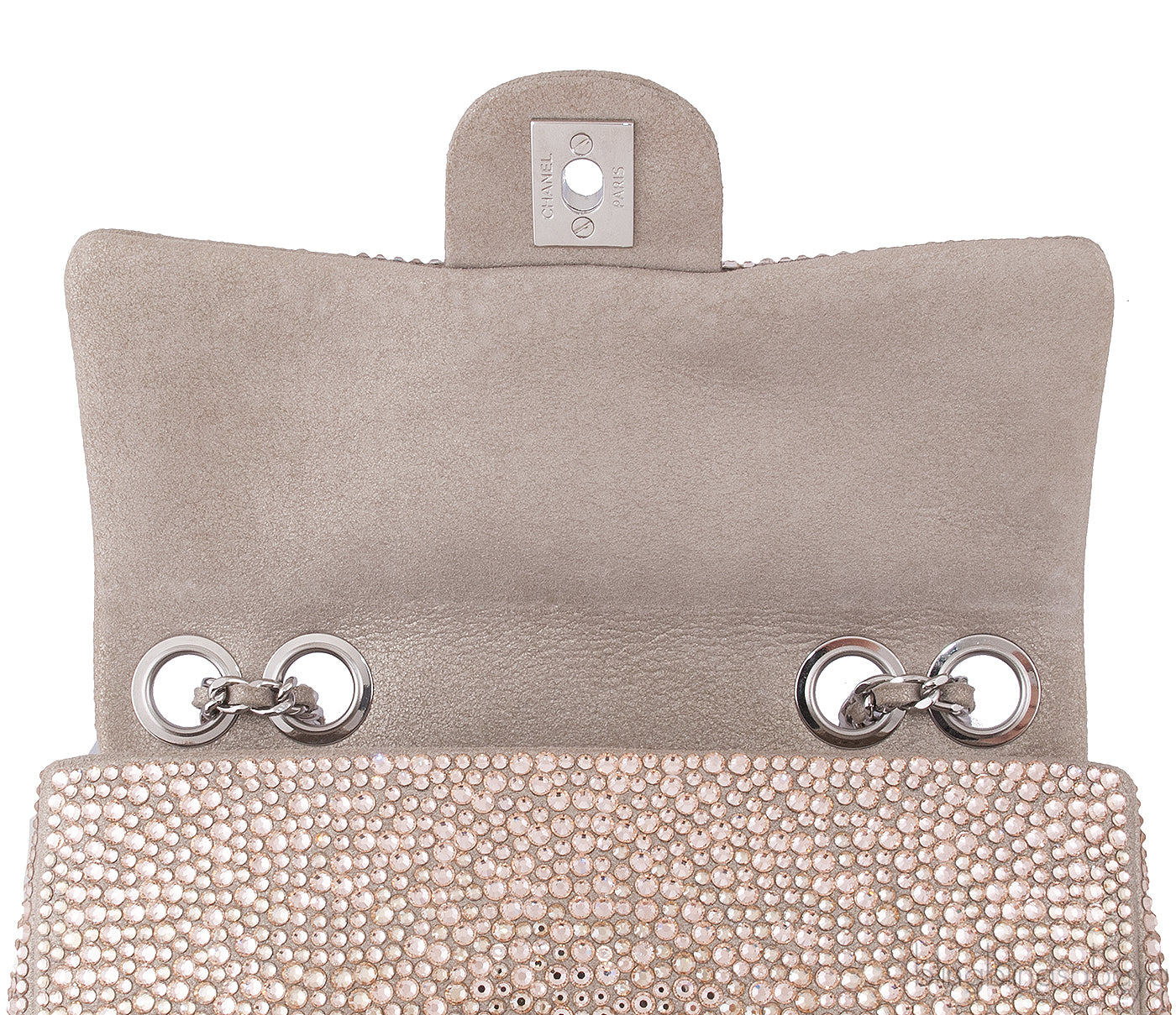 Ombre Strass Mini Flap Bag