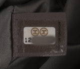 Metallic Gold Perforated Drill Flap Bag