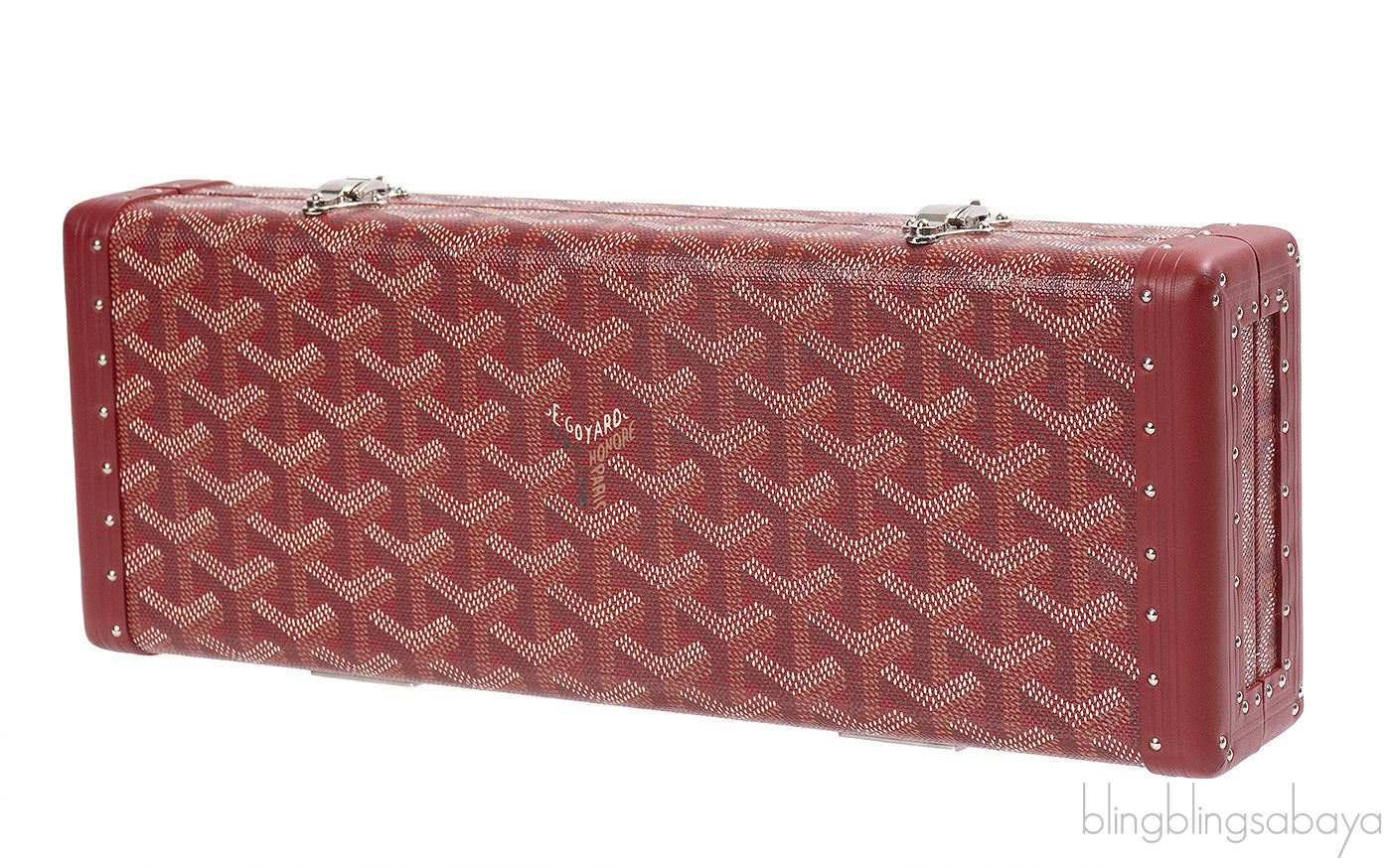 Goyard Saint Honore Trunk Bag Burgundy