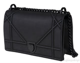 Dior Diorama Black Ultra Matte Medium Shoulder Bag