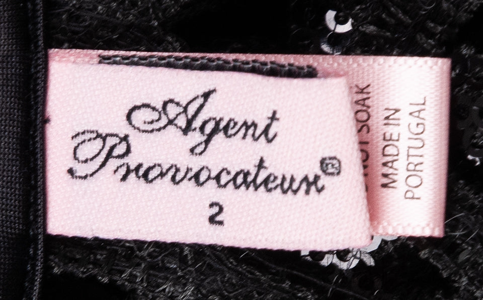 Agent Provocateur Sequin Embellished Cut-out Tank Top