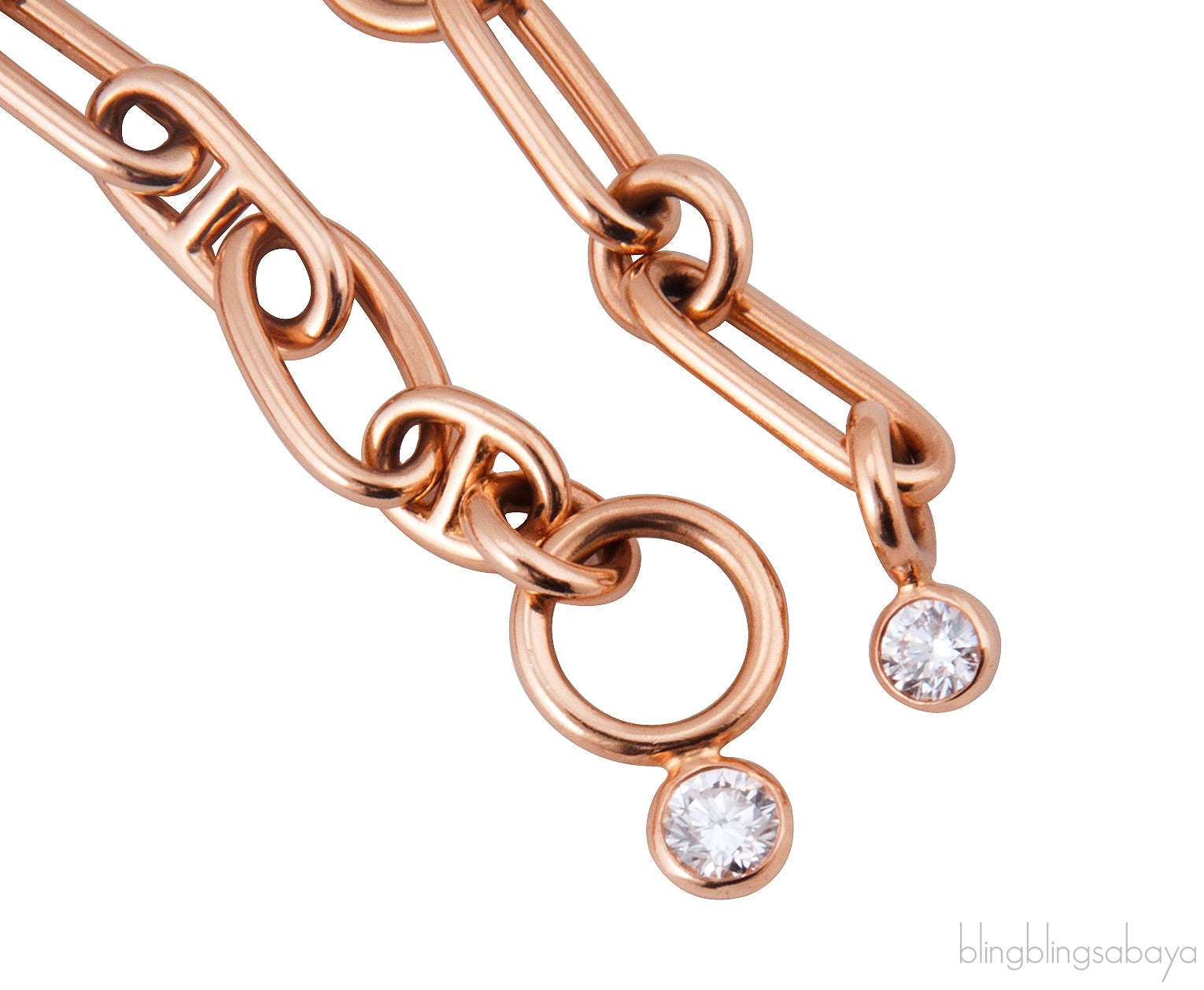 Kelly Diamond Rose Gold Necklace