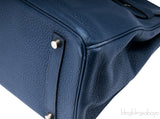 Birkin 35 Navy Blue Taurillon Clem.