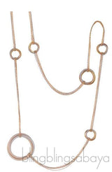 Trinity Tricolor Diamond Necklace