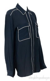 Eagle Embroidered Black Shirt