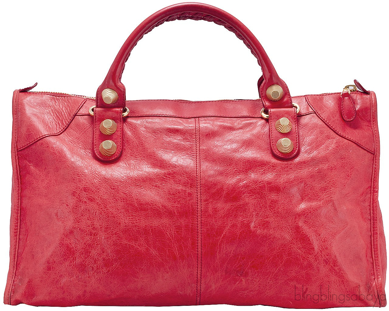Coral Red Giant Work Bag