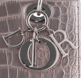 Lady Dior Crocodile Bronze Medium