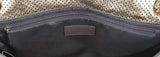 Gold Perforated Drill Flap Bag