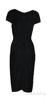 Herve Leger Black Bandage Dress