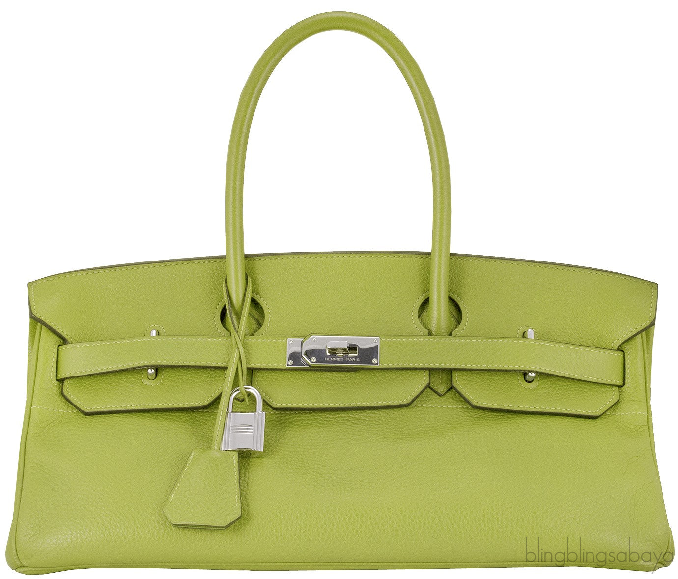 JPG Shoulder Birkin 42 Vert Anis