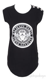 Black Printed Sleeveless Top