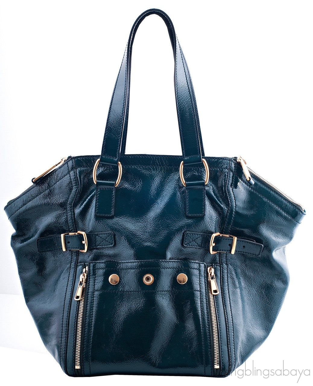 Downtown Patent Leather Tote