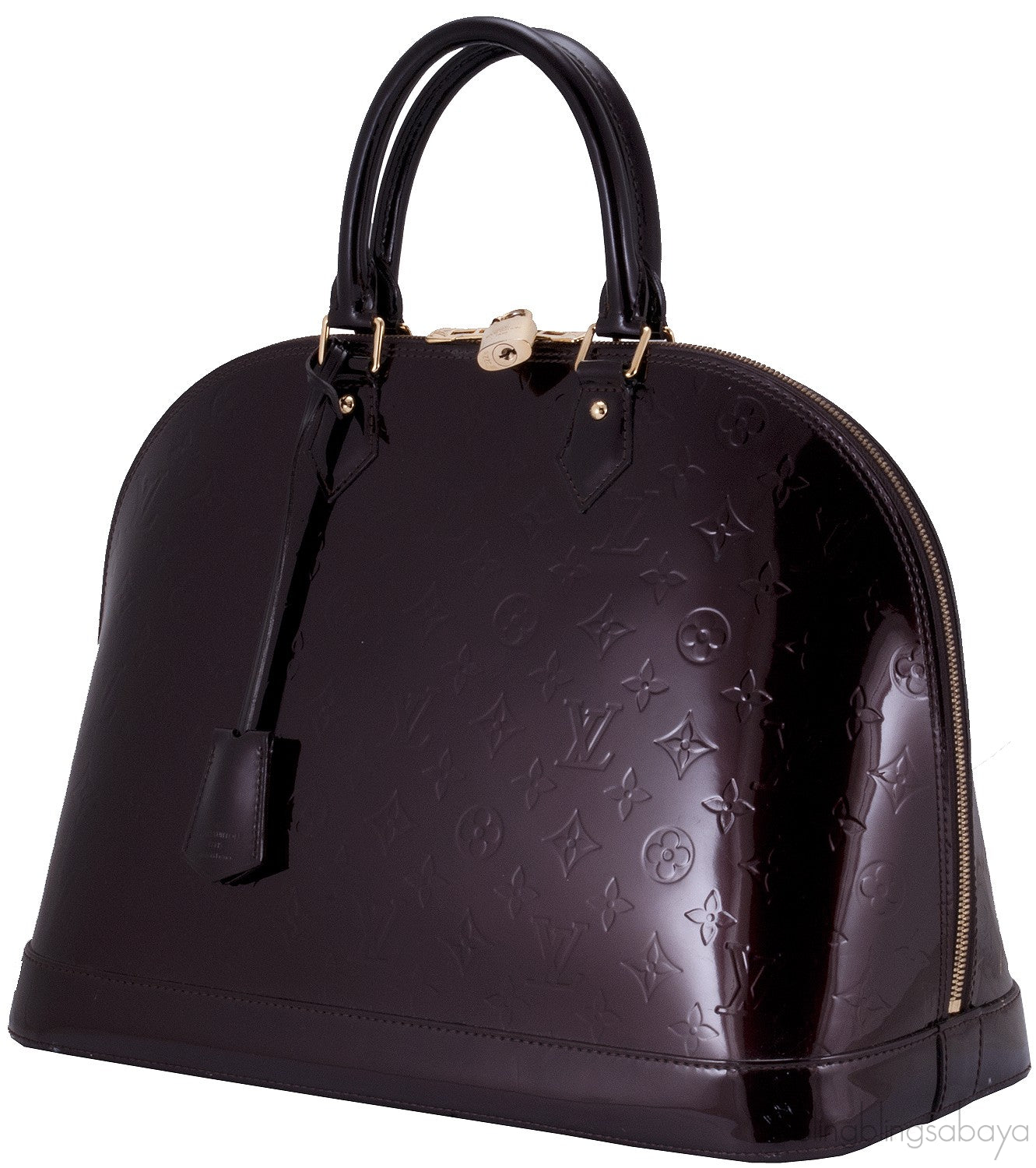 Alma MM Monogram Vernis Amarante