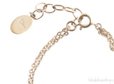 Gold Logo Strass Bracelet*