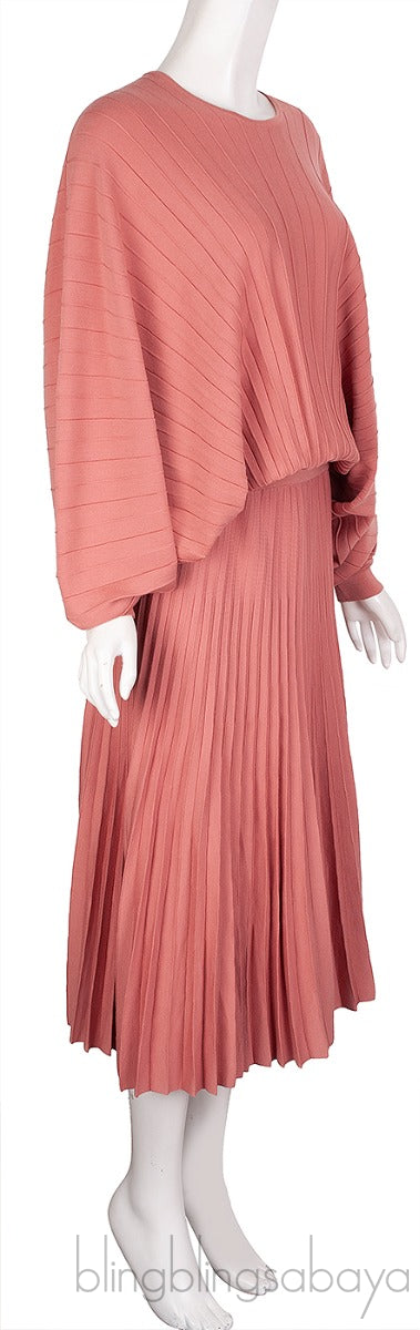Pleated Oversize Top & Skirt