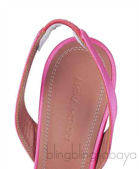 Begum Crystal-embellished Satin Slingback Pump