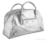 Silver Medium Bowling Bag