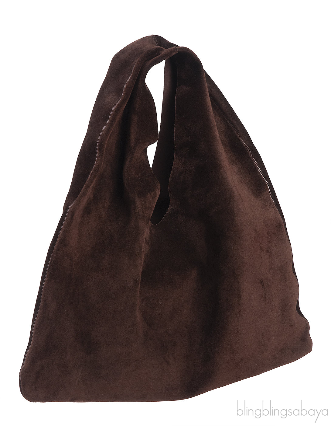 Espresso Ans Bindle Small Leather Tote Bag