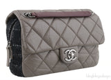 Etoupe Quilted Tweed Bag