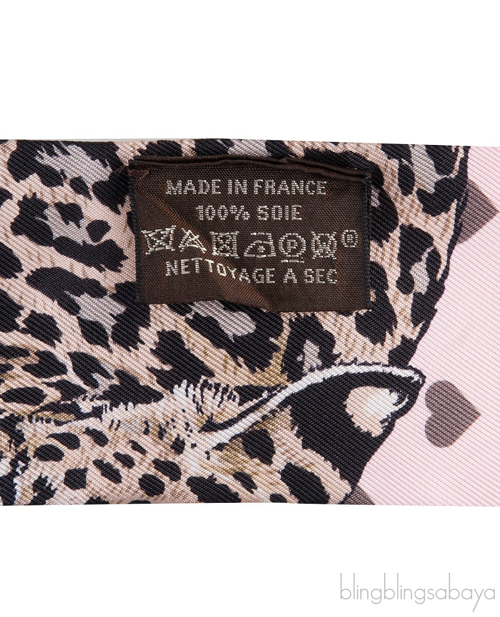 Jungle Love Love Light Pink Twilly