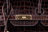 Birkin 35 Havanne Shiny Croco