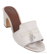 Loro Piana Powder Pearl Summer Charm Sandals