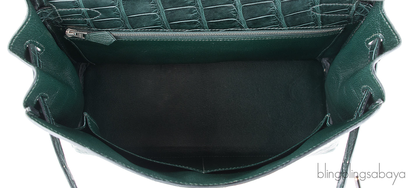 Kelly 32 Vert Fonce Crocodile PHW
