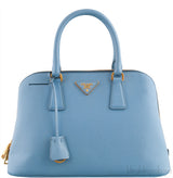 Light Blue Bowler Medium Bag