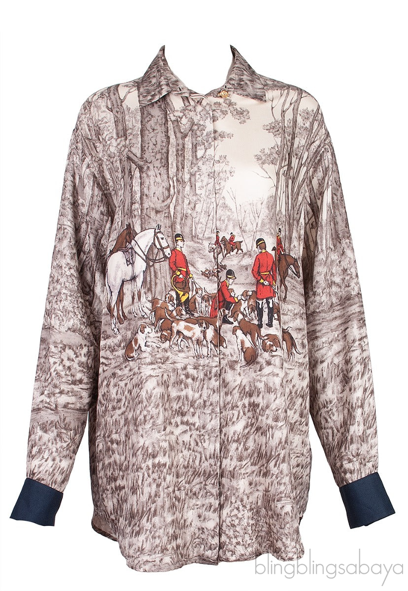 Printed Long Sleeve Shirt