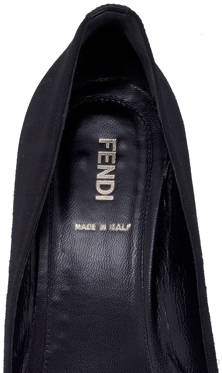 Mid-Heel Wedge Medallion Flats