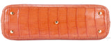 Darcy Orange Alligator Crocodile Bag