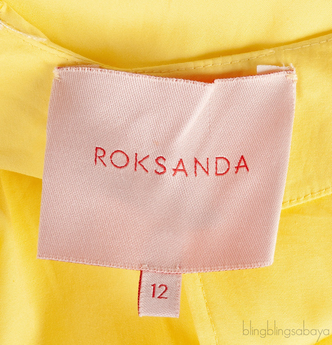 Yellow Iosefina Cotton Poplin Midi Dress