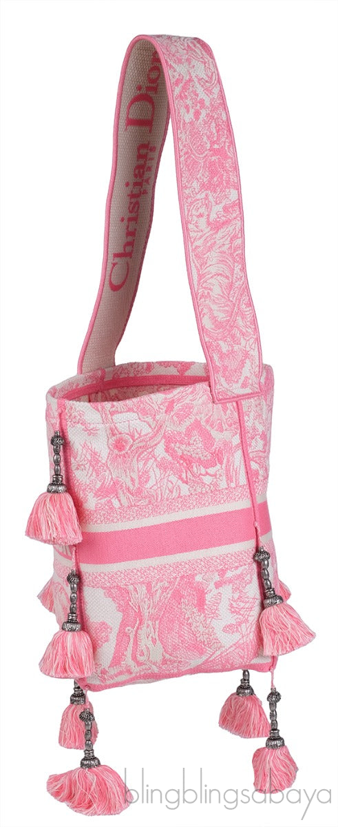 Pink Dior D-Bucket Bag