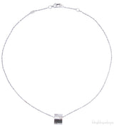 White Gold Icon Necklace