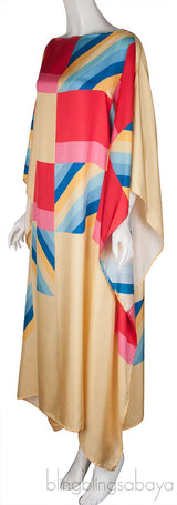 Apollo Multicolored Scarf Dress