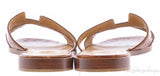 Oran Sandals Brown Crocodile