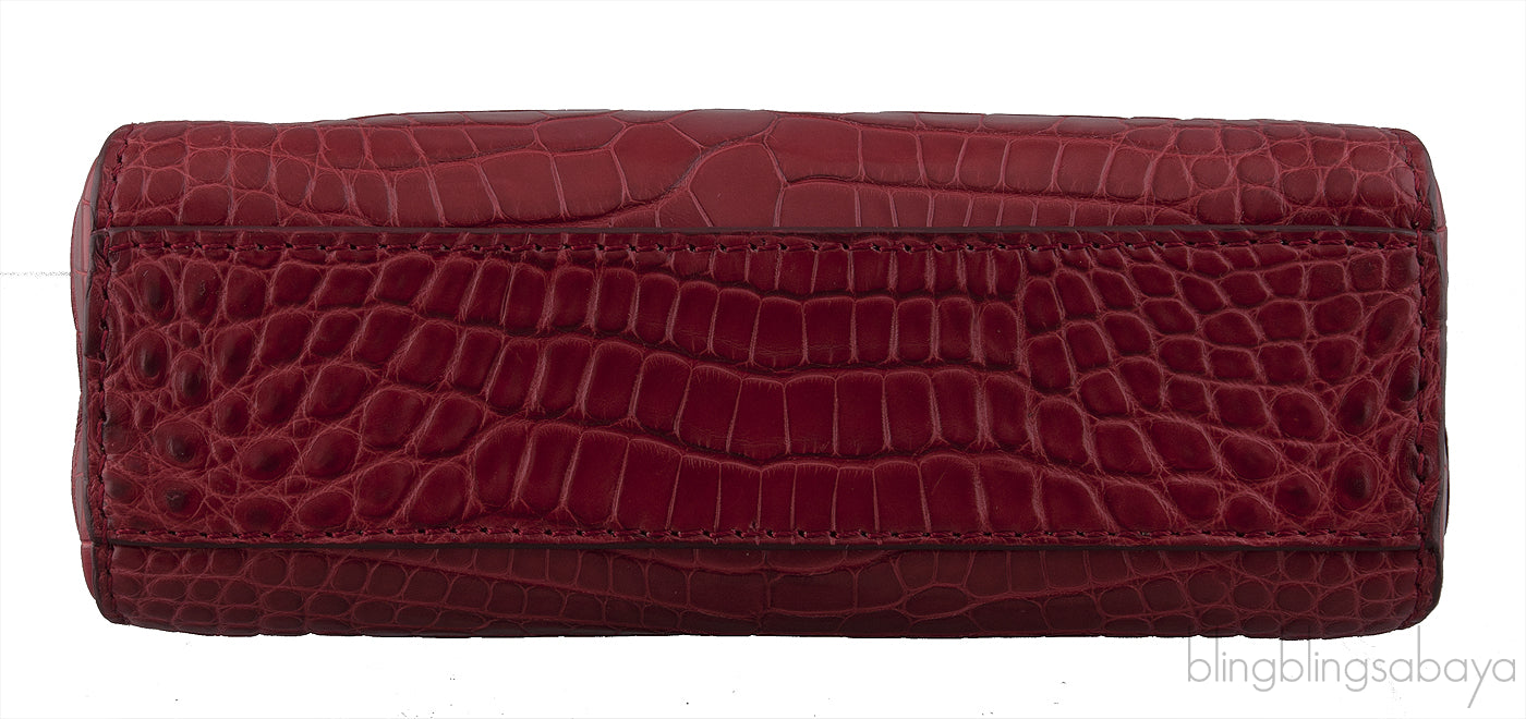Red Micro Crocodile Peekaboo
