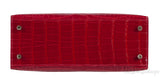 Kelly 25 Red Braise Crocodile GHW