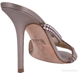 Flesh Crystal Embellished Sandals