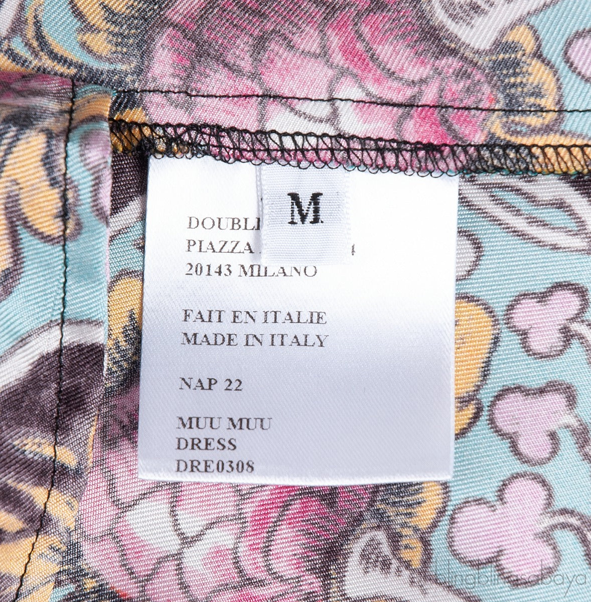 Muumuu Printed Silk Maxi Dress