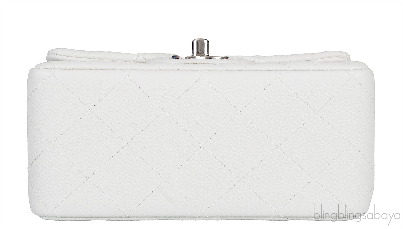 Mini Off-white Square Shoulder Bag