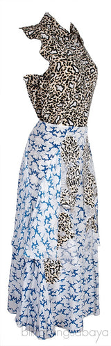 Printed Sleeveless Top & Skirt