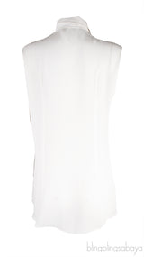Off-White Sleeveless Blouse